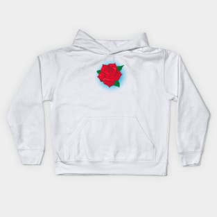 Neotraditional Rose Kids Hoodie